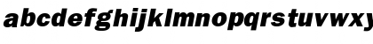 Download Franklin HeavyItalic Font Lowercase Preview