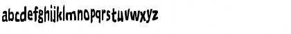 Download Bumpers Regular Font Lowercase Preview