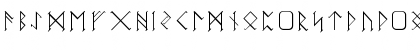 Download Futhark Regular Font Lowercase Preview