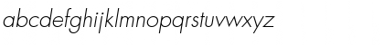 Download Futura Light Oblique Font Lowercase Preview