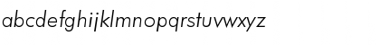 Download Futura Light Italic Font Lowercase Preview