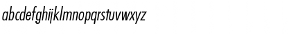 Download Futura Std Light Condensed Oblique Font Lowercase Preview