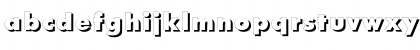 Download FuturisXShadowC Regular Font Lowercase Preview