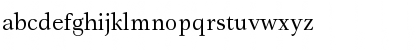 Download GammaEF Book Font Lowercase Preview