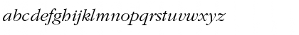 Download ITC Garamond Light Italic Font Lowercase Preview