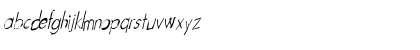 Download Garbage Italic Font Lowercase Preview