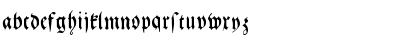 Download GebetbuchFraktur Regular Font Lowercase Preview