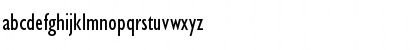Download GillSansCondC Regular Font Lowercase Preview