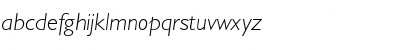 Download Gill Sans MT Pro Light Italic Font Lowercase Preview