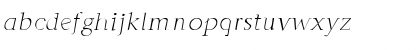 Download Godlike Italic Font Lowercase Preview