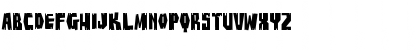 Download BuzzSaw Chipped AOE Regular Font Lowercase Preview