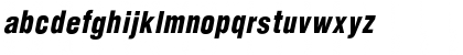 Download Hallmarke CondBlackOblique Font Lowercase Preview