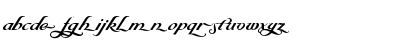 Download ByronBoldSwash Roman Font Lowercase Preview