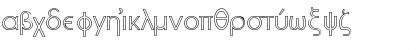 Download Byzantine Hollow Regular Font Lowercase Preview