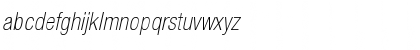 Download Helvetica Neue LT Std 37 Thin Condensed Oblique Font Lowercase Preview