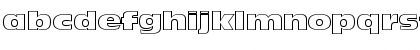 Download Incised 901 Nord Outline Font Lowercase Preview
