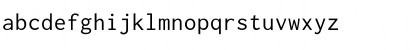Download Inconsolata Medium Font Lowercase Preview