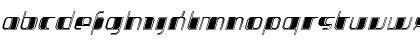 Download Jakone InlineItalic Font Lowercase Preview