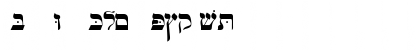 Download Jiddish Regular Font Lowercase Preview