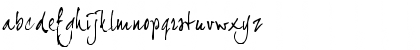 Download joeHand 2 Regular Font Lowercase Preview