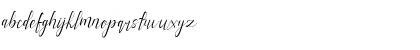 Download alysa scrip Regular Font Lowercase Preview