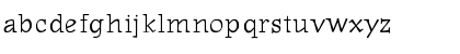 Download JournalText Regular Font Lowercase Preview