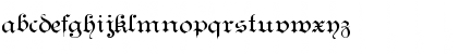 Download KanzleiLight Regular Font Lowercase Preview
