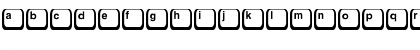 Download Keyboard1C Regular Font Lowercase Preview