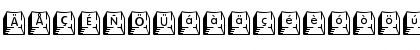 Download Keycaps Deluxe Regular Font Lowercase Preview