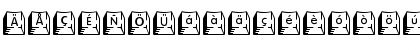 Download Keycaps Deluxe Regular Font Lowercase Preview
