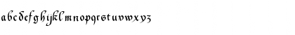 Download CallifontsE46PostScript Regular Font Lowercase Preview