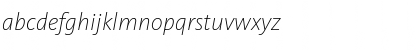 Download KievitOT-ExtraLightItalic Regular Font Lowercase Preview