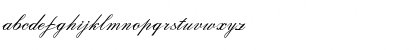 Download Calligraphia Two Regular Font Lowercase Preview