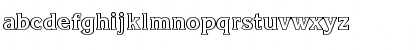 Download ITC Korinna Bold Outline Font Lowercase Preview