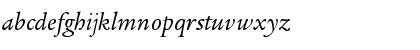 Download LegacySerifEF BookItalic Font Lowercase Preview