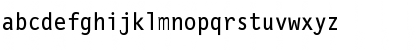 Download LetterGothicMono Regular Font Lowercase Preview
