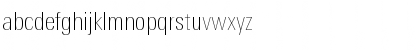 Download LinotypeUnivers CondUltraLight Font Lowercase Preview