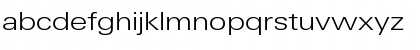 Download LinotypeUnivers ExtdLight Font Lowercase Preview