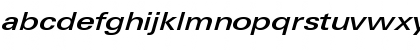 Download LinotypeUnivers ExtdMediumItalic Font Lowercase Preview