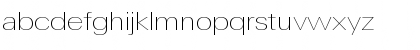 Download LinotypeUnivers ExtdUltraLight Font Lowercase Preview