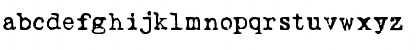 Download LoveLetterTypewriter Regular Font Lowercase Preview