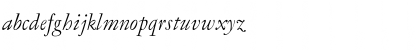 Download LTC Garamont Display OT Italic Font Lowercase Preview
