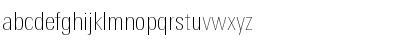 Download LTUnivers 120 CondUltLt Font Lowercase Preview