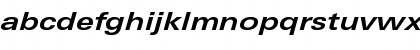 Download LTUnivers 641 ExtdBoldIt Font Lowercase Preview