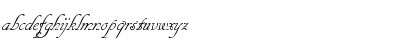 Download CancellarescaScript Normal Font Lowercase Preview