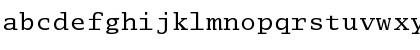 Download LucidaTypewriterEF Regular Font Lowercase Preview