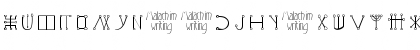 Download MalachimWriting Regular Font Lowercase Preview