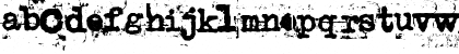 Download uncletypewriter Regular Font Lowercase Preview