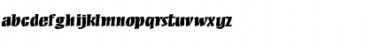 Download Mezz Std Black Font Lowercase Preview