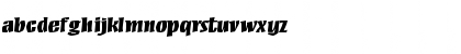 Download Mezz Std Black Font Lowercase Preview